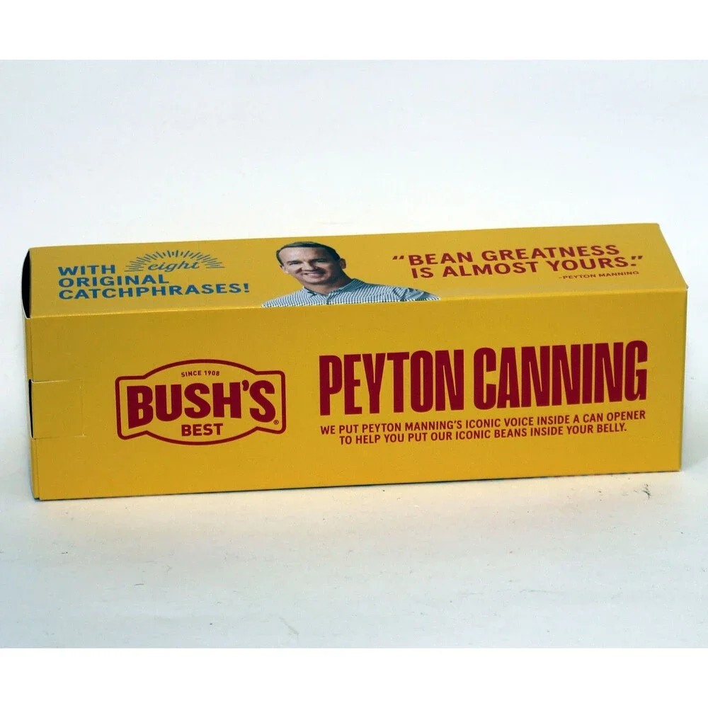 Bush’s Beans PEYTON MANNING Talking Can Opener Limited NFL Superbowl Promo
